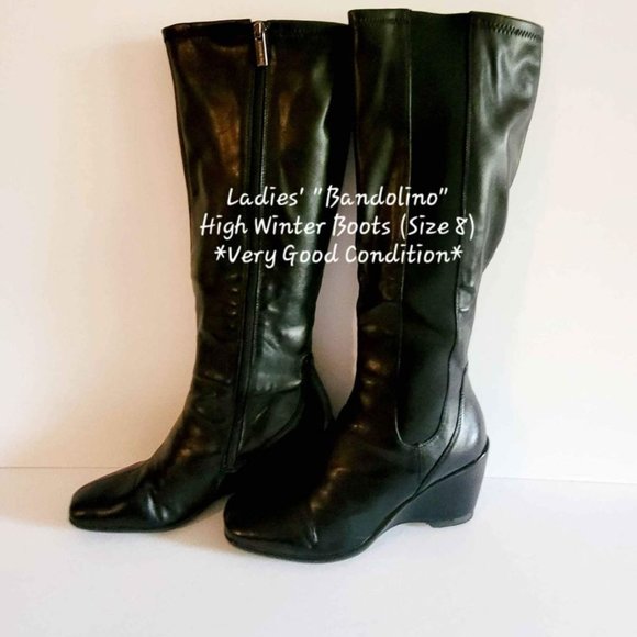 Ladies' "Bandolino" High Winter Boots (Size 8) - Picture 1 of 9